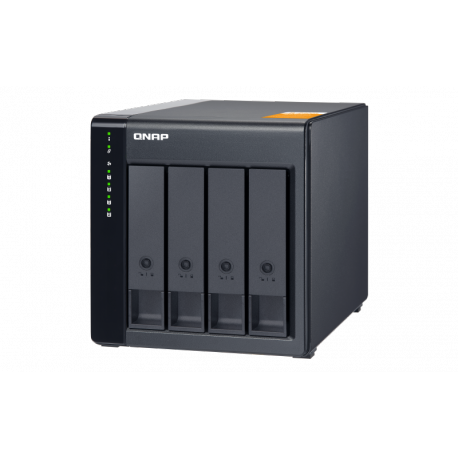 QNAP TL-D400S - Hard drive array - 4 bays (SATA-600) - SATA 6Gb/s (external) - 9