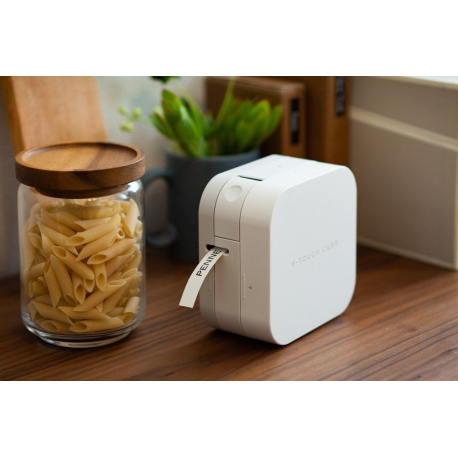 Brother PTP300BT Mono, Thermal transfer, P-touch Cube mobile label maker., White