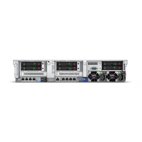 HPE ProLiant DL380 Gen10 SMB Networking Choice - Server - rack-mountable - 2U - 2-way - 1 x Xeon Gold 5218R / 2.1 GHz - RAM 32 GB - SATA - hot-swap 2.5" bay(s) - no HDD - 10 GigE - monitor: none - 2