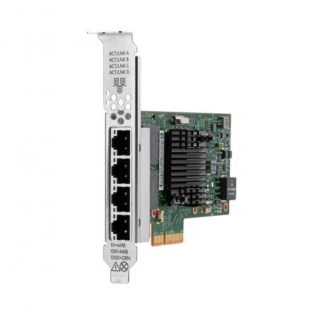 HPE I350-T4 - Network adapter - PCIe 2.0 x4 - Gigabit Ethernet x 4 - for Nimble Storage dHCI Medium Solution with HPE ProLiant DL325 Gen10; ProLiant DL325 Gen10 - 0