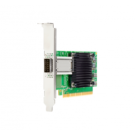 HPE MCX515A-CCAT - Network adapter - PCIe 3.0 x16 - 100 Gigabit QSFP28 x 1 - for Nimble Storage dHCI Medium Solution with HPE ProLiant DL325 Gen10; ProLiant DL325 Gen10 - 1
