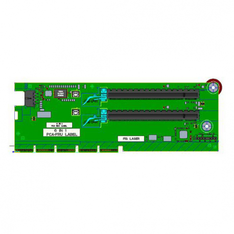 HPE x16/x16 Slot 1/2 Secondary Riser Kit - Riser card - for ProLiant DL385 Gen10 Plus, DL385 Gen10 Plus Entry - 2