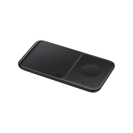 Samsung EP-P4300 - Duo wireless charging pad + AC power adapter - 1.67 A - Fast Charge - on cable: USB-C - black - 3