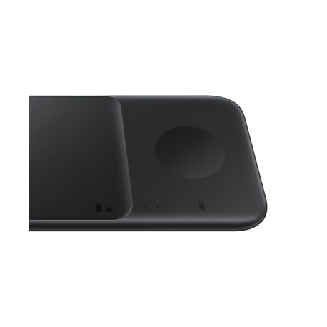 Samsung EP-P4300 - Duo wireless charging pad + AC power adapter - 1.67 A - Fast Charge - on cable: USB-C - black - 5