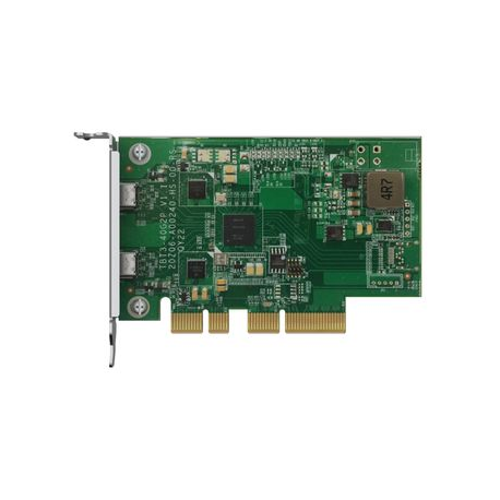 QNAP QXP-T32P - Thunderbolt adapter - PCIe 3.0 x4 low profile - Thunderbolt 3 x 2 - for QNAP TVS-H1288X, TVS-H1688X - 6