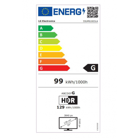 LG 55UP81003LA 55" (139 cm) 4K Ultra HD Smart TV