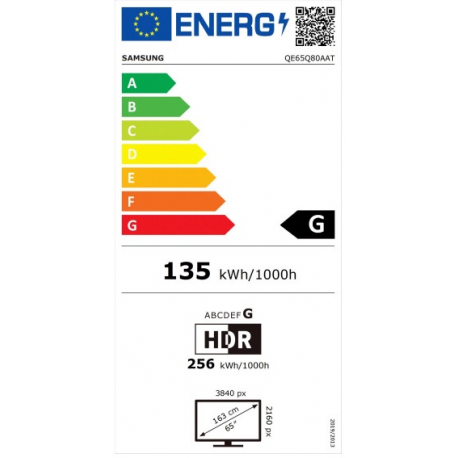 SAMSUNG TV 65inch QLED 4K QE65Q80AA