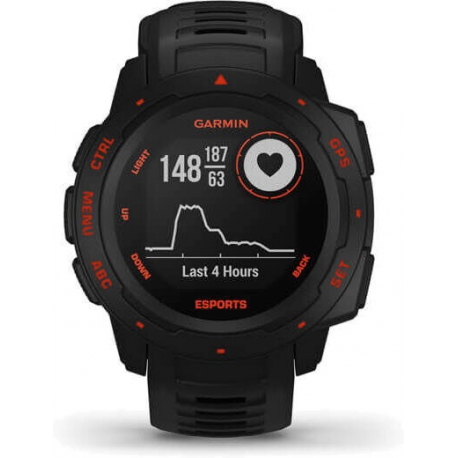 SMARTWATCH INSTINCT ESPORTS/ED. BLACK 010-02064-72 GARMIN