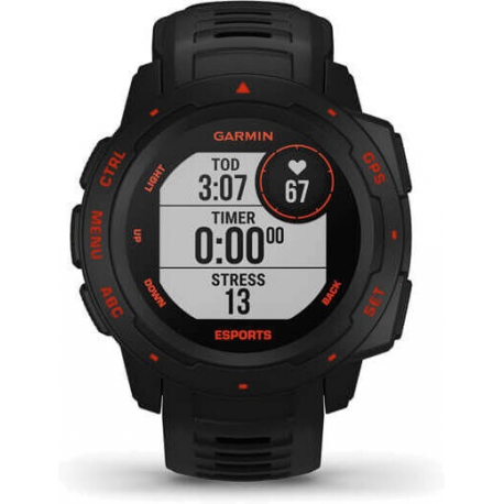 SMARTWATCH INSTINCT ESPORTS/ED. BLACK 010-02064-72 GARMIN