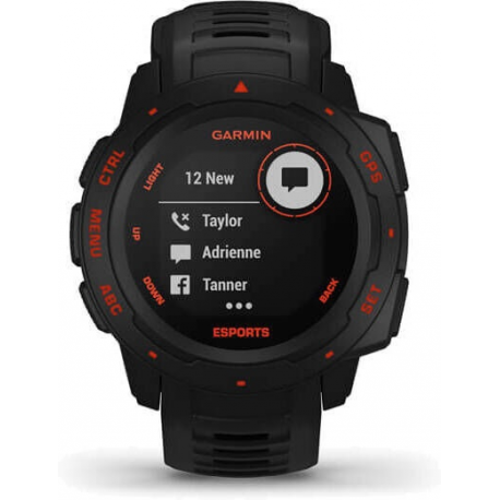 SMARTWATCH INSTINCT ESPORTS/ED. BLACK 010-02064-72 GARMIN