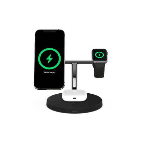 Belkin BOOST CHARGE PRO MagSafe 3-in-1 - Wireless charging stand 