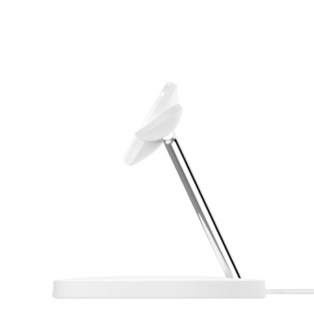 Belkin BOOST CHARGE PRO MagSafe 3-in-1 - Wireless charging stand - 15 Watt - white - for Apple AirPods (2nd Generation); AirPods Pro; iPhone 12, 12 mini, 12 Pro, 12 Pro Max; Watch - 13