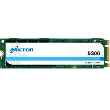 Micron 5300 - Solid state drive - 480 GB - internal - M.2 - SATA 6Gb / s - for ThinkAgile HX2320 Appliance; HX3375 Appliance; HX3376 Certified Node; ThinkSystem SR860 V2 - 1
