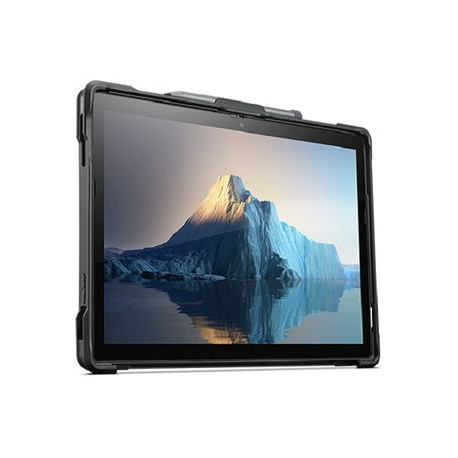 Lenovo ThinkPad - Back cover for tablet - silicone, polycarbonate, thermoplastic polyurethane (TPU) - black - for ThinkPad X12 Detachable 20UV, 20UW - 0