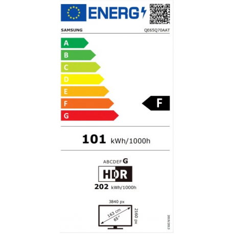 SAMSUNG TV 65inch QLED 4K QE65Q70AA