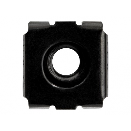 StarTech.com 10-32 Cage Nuts - 50 Pack - Rack Mount Clip Nuts - For Square Hole Server Rack - Black (CABCAGENUTS1032) - Cage nuts - black (pack of 50) - for P / N: 2POSTRACK42, 4POSTRACK12U, 4POSTRACK25U, 4POSTRACK42, RK1219WALHMR, RK1219WALHR - 2