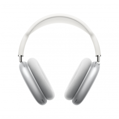 Apple AirPods Max - Headphones with mic - full size - Bluetooth - wireless - active noise cancelling - silver - for iPad / iPhone / iPod / TV / Watch - 6