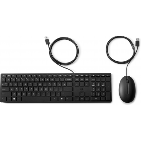 HP Desktop 320MK - Keyboard and mouse set - QWERTY - English - for ProBook 45X G8, 45X G9, 640 G3, 640 G5, 640 G8, 64X G4, 650 G3, 650 G4, 650 G5, 650 G8 - 0