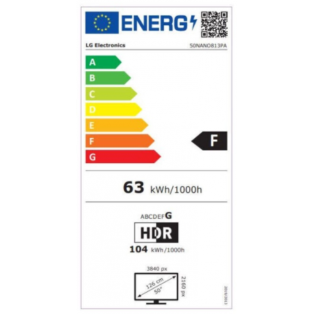 LG 50NANO813PA 50" (127 cm) 4K Ultra HD Nanocell Smart TV