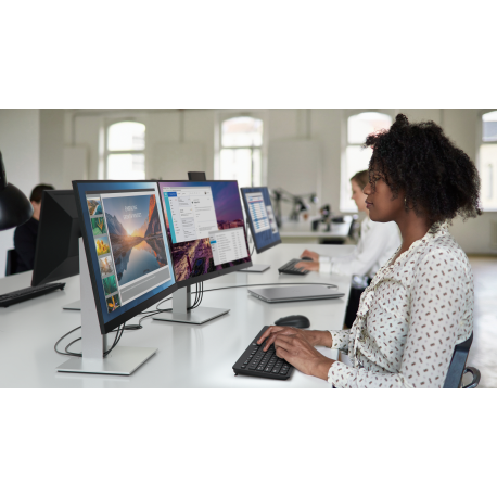 HP EliteDisplay E24d G4 Docking Monitor - 23.8" 1920x1080 FHD AG, IPS, DisplayPort/IN-OUT/USB-C/HDMI, 4x USB 3.0, RJ-45, webcam,
