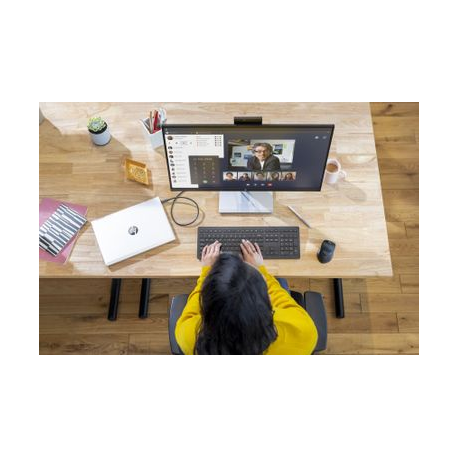 HP E27d G4 Advanced Docking Monitor - LED monitor - 27" - 2560 x 1440 QHD @ 60 Hz - IPS - 300 cd/m² - 1000:1 - 5 ms - HDMI, DisplayPort, USB-C - black - 3