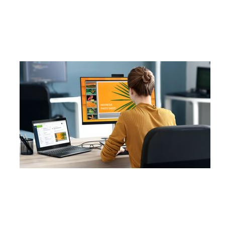 HP E27d G4 Advanced Docking Monitor - LED monitor - 27" - 2560 x 1440 QHD @ 60 Hz - IPS - 300 cd/m² - 1000:1 - 5 ms - HDMI, DisplayPort, USB-C - black - 7