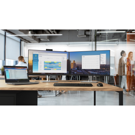 HP E27d G4 Advanced Docking Monitor - LED monitor - 27" - 2560 x 1440 QHD @ 60 Hz - IPS - 300 cd/m² - 1000:1 - 5 ms - HDMI, DisplayPort, USB-C - black - 26