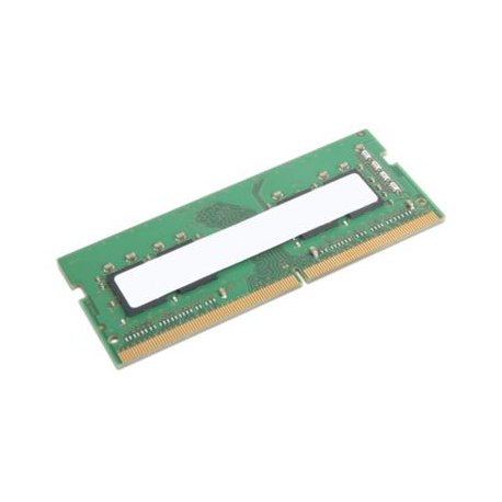 Lenovo - DDR4 - module - 8 GB - SO-DIMM 260-pin - 3200 MHz  /  PC4-25600 - unbuffered - non-ECC - for ThinkPad E14 Gen 3; L15 Gen 2; P14s Gen 2; P15s Gen 2; T14 Gen 2; T15 Gen 2; V14 G2 ALC - 0