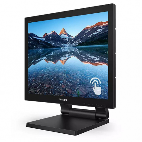 Philips B Line 172B9TL - LED monitor - 17" - touchscreen - 1280 x 1024 SXGA @ 60 Hz - TN - 250 cd/m² - 1000:1 - 1 ms - HDMI, DVI-D, VGA, DisplayPort - speakers - black texture - 5