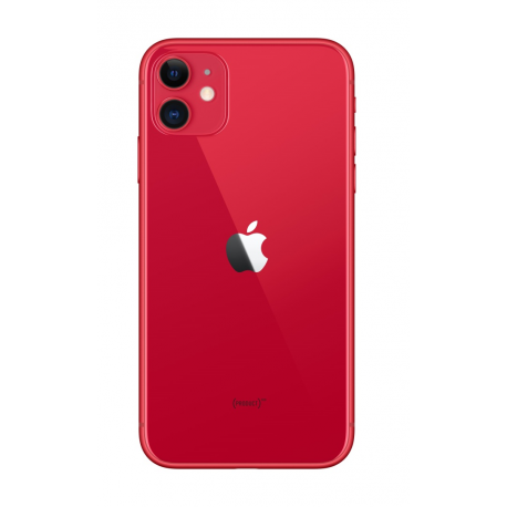 Apple iPhone 11 - (PRODUCT) RED - smartphone - dual-SIM - 4G Gigabit Class LTE - 256 GB - 6.1" - 1792 x 828 pixels (326 ppi) - Liquid Retina HD display - 2x rear cameras 12 MP front camera - red - 3