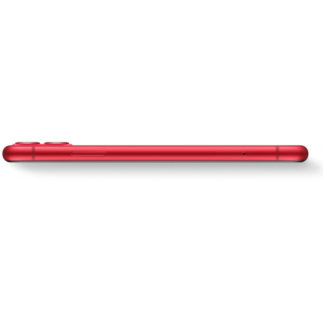 Apple iPhone 11 - (PRODUCT) RED - smartphone - dual-SIM - 4G Gigabit Class LTE - 256 GB - 6.1" - 1792 x 828 pixels (326 ppi) - Liquid Retina HD display - 2x rear cameras 12 MP front camera - red - 4