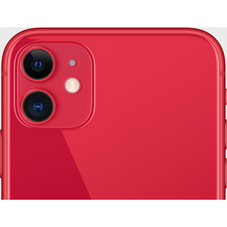 Apple iPhone 11 - (PRODUCT) RED - smartphone - dual-SIM - 4G Gigabit Class LTE - 256 GB - 6.1" - 1792 x 828 pixels (326 ppi) - Liquid Retina HD display - 2x rear cameras 12 MP front camera - red - 7