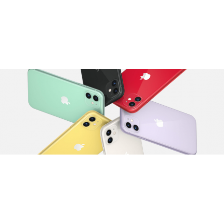 Apple iPhone 11 - (PRODUCT) RED - smartphone - dual-SIM - 4G Gigabit Class LTE - 256 GB - 6.1" - 1792 x 828 pixels (326 ppi) - Liquid Retina HD display - 2x rear cameras 12 MP front camera - red - 11