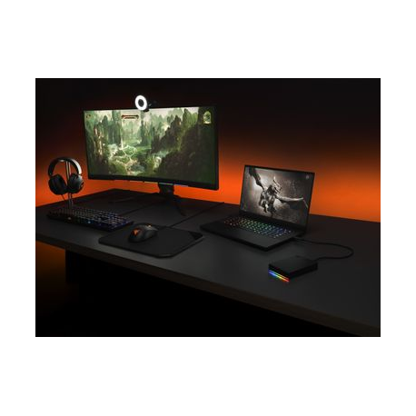 Seagate FireCuda STKL2000400 - Hard drive - 2 TB - external (portable) - USB 3.0 - 5400 rpm - with 3 years Seagate Rescue Data Recovery - 6