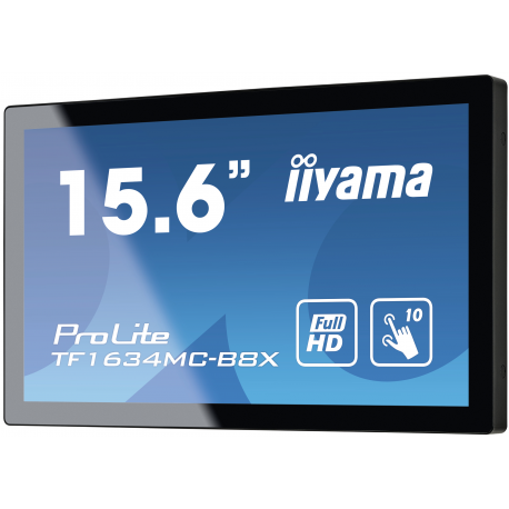 iiyama ProLite TF1634MC-B8X, 39.6 cm (15,6'), Projected Capacitive, 10 TP, Full HD, black