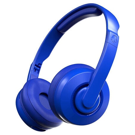 Skullcandy Cassette - Headphones with mic - on-ear - Bluetooth - wireless - cobalt blue - 0