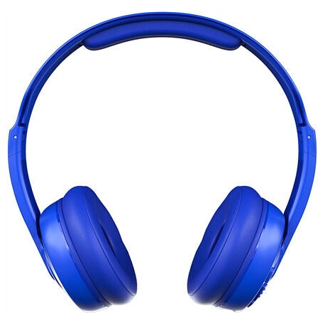 Skullcandy Cassette - Headphones with mic - on-ear - Bluetooth - wireless - cobalt blue - 1
