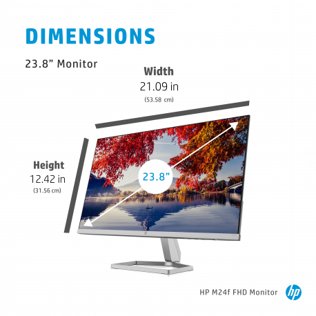 HP M24f 24inch IPS FHD 1920x1080 1000:1 300nits 5ms GtG VGA HDMI1.4