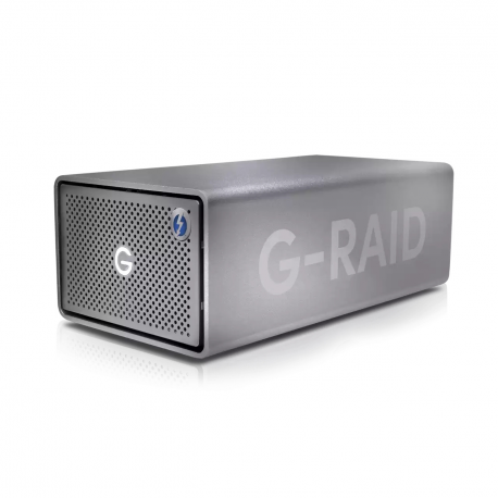 SanDisk Professional G-RAID 2 - Hard drive array - 36 TB - 2 bays - HDD 18 TB x 2 - Thunderbolt 3, USB 3.1 Gen 2 (external) - 0