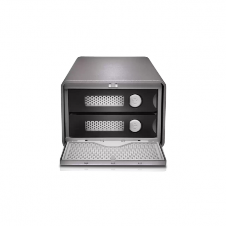 SanDisk Professional G-RAID 2 - Hard drive array - 36 TB - 2 bays - HDD 18 TB x 2 - Thunderbolt 3, USB 3.1 Gen 2 (external) - 2