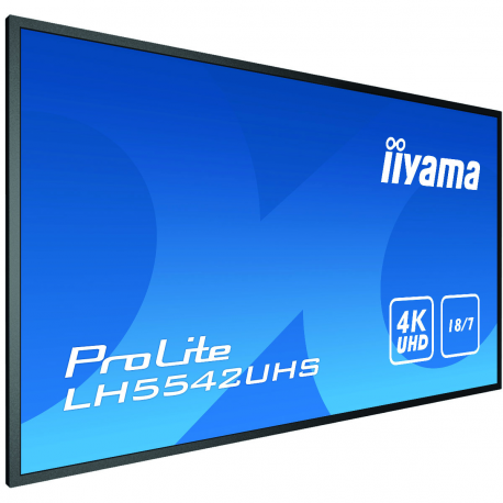 55" 3840x2160, 4K, IPS, Landscape and Portrait, Full Metal Housing, 500cd/m², Media Play USB Port, SDM-S PC-Slot, 18/7 Operation