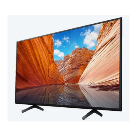 Sony KD-50X80J - 50" Diagonal Class (49.5" viewable) - BRAVIA X80J Series LED-backlit LCD TV - Smart TV - Google TV - 4K UHD (2160p) 3840 x 2160 - HDR - Direct LED - black - 1