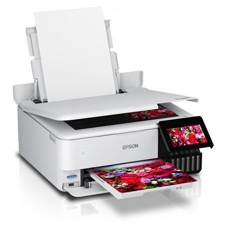 Epson EcoTank L8160 - Multifunction printer - colour - ink-jet - A4 / Letter (media) - up to 16 ppm (printing) - 100 sheets - USB, LAN, USB host, Wi-Fi(ac) - 0