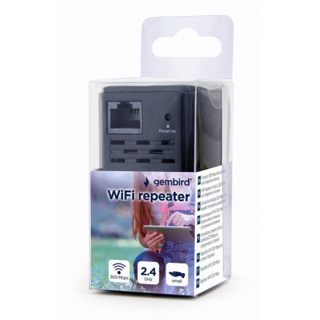 GEMBIRD Wi-Fi repeater 300 Mbps white