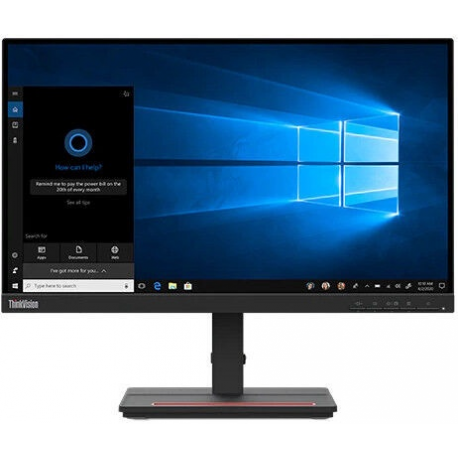 Lenovo ThinkVision S27e-20 - LED monitor - 27" - 1920 x 1080 Full HD (1080p) - IPS - 250 cd / m² - 1000:1 - 4 ms - HDMI, VGA - raven black - 0