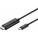 goobay - HDMI cable - HDMI male to USB-C plug - 1.8 m