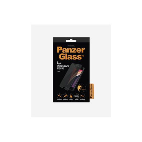 PanzerGlass Privacy - Screen protector for mobile phone - with privacy filter - Crystal Clear - for Apple iPhone 6, 6s, 7, 8, SE (2nd generation) - 1