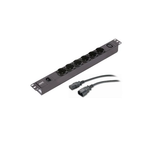 APC EASYPDU, BASIC, 1U, 10A, 230V, 6SCH,1C13