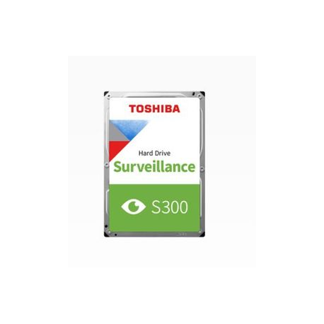 Toshiba S300 Surveillance - Hard drive - 4 TB - internal - 3.5" - SATA 6Gb/s - 5400 rpm - buffer: 128 MB - 1