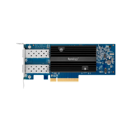 Synology E25G21-F2 - Network adapter - PCIe 3.0 x8 low profile - 25 Gigabit SFP28 x 2 - for Disk Station DS1621, DS1821; FlashStation FS3600; RackStation RS1221, RS3621, RS4021 - 0